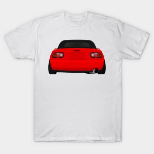 Miata rear Red T-Shirt